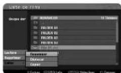 LG RHT599H - Nommer un fichier ou un dossier du HDD - 1