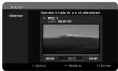 LG RHT599H - Déplacer un chapitre de Liste de Lecture VR RAM- - 1