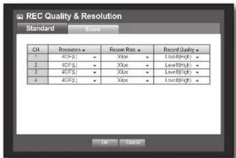 SAMSUNG SRD-470D - Setting Standard Recording Properties - 1
