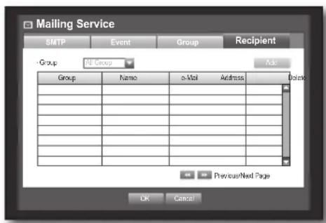 SAMSUNG SRD-470D - Recipient Setting - 1