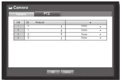 SAMSUNG SRD-470D - Setting the PTZ - 1