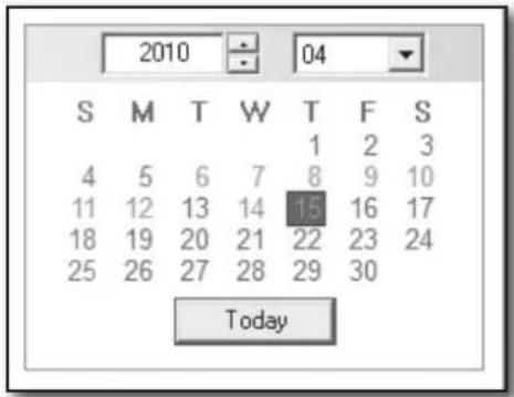 SAMSUNG SRD-470D - SEARCHING THE RECORDED VIDEO IN THE CALENDAR - 1