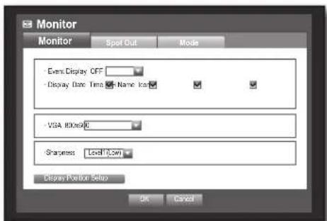 SAMSUNG SRD-470D - Setting Display position - 1