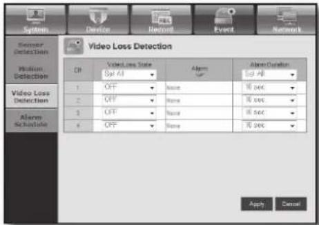 SAMSUNG SRD-470D - Video Loss Detection - 1