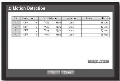 SAMSUNG SRD-470D - Motion Detection - 1