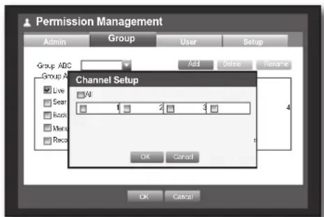 SAMSUNG SRD-470D - To set the group authority - 1