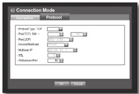 SAMSUNG SRD-470D - Setting the Protocol - 1