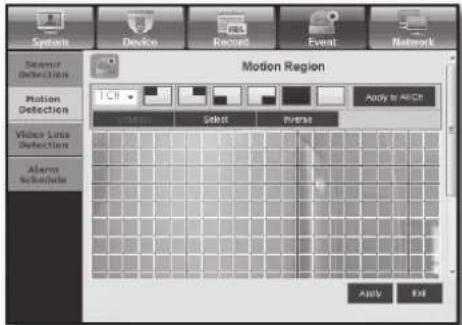 SAMSUNG SRD-470D - - Motion Region - 1