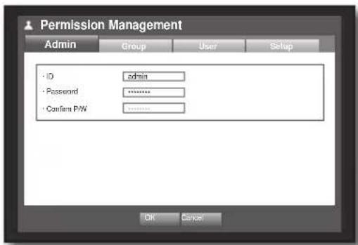 SAMSUNG SRD-850D - Setting the Administrator - 2