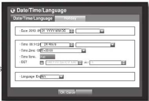 SAMSUNG SRD-850D - Setting the Date/Time/Language - 3
