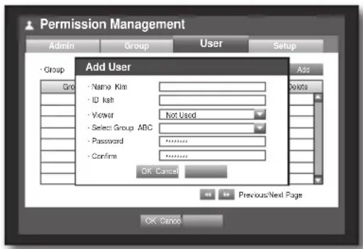 SAMSUNG SRD-850DC - Setting the user - 2