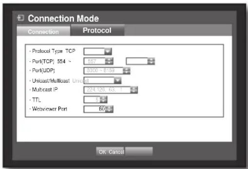 SAMSUNG SRD-850DC - Setting the protocol - 1