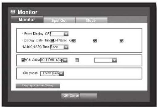 SAMSUNG SRD-850DC - Setting the monitor - 1