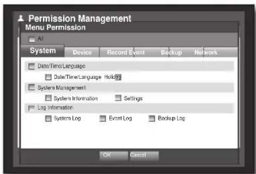 SAMSUNG SRD-850DC - To set the group authority - 2