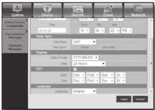 SAMSUNG SRD-870D - Date/Time/Language - 3