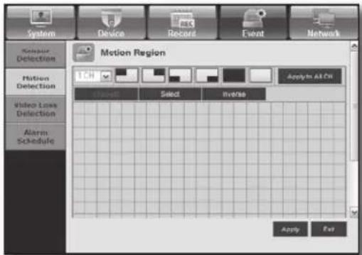 SAMSUNG SRD-870D - - Motion Region - 1