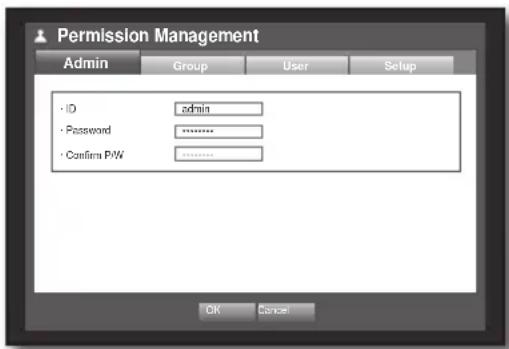 SAMSUNG SRD-870D - Setting the Administrator - 2