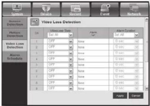 SAMSUNG SRD-870D - Video Loss Detection - 1