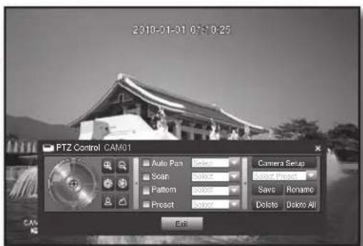 SAMSUNG SRD-870D - Using the PTZ camera - 1