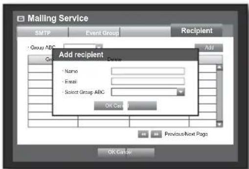 SAMSUNG SRD-870DC - Recipient Setting - 2