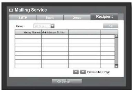 SAMSUNG SRD-870DC - Recipient Setting - 1