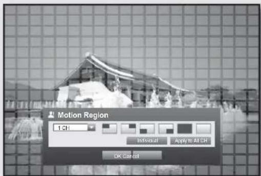 SAMSUNG SRD-870DC - Setting the Motion Detection Area - 1