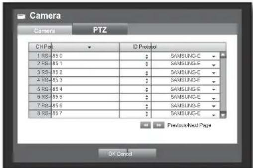 SAMSUNG SRD-870DC - Setting the PTZ - 1