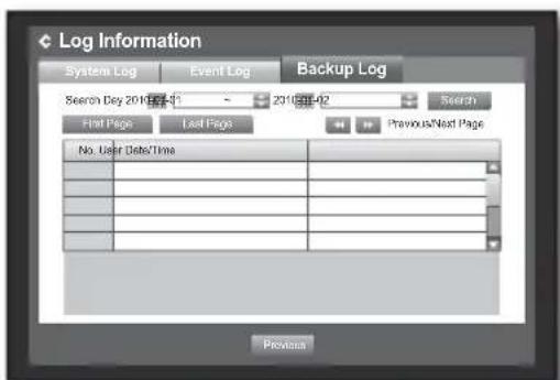 SAMSUNG SRD-870DC - Backup Log - 1