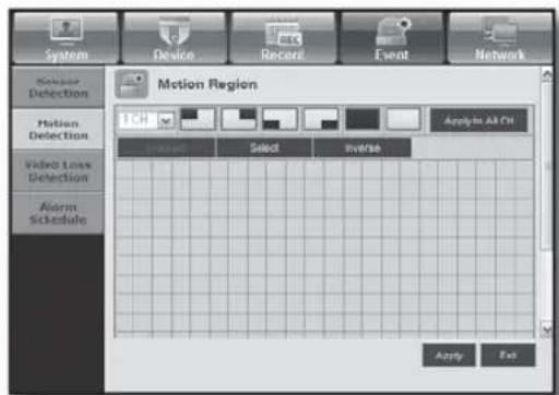 SAMSUNG SRD-870DC - - Motion Region - 1
