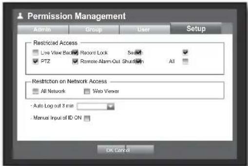 SAMSUNG SRD-870DC - Setting Permissions - 1