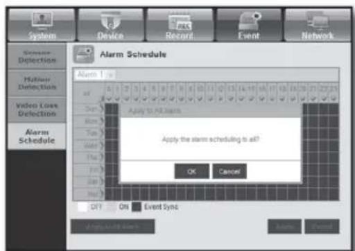 SAMSUNG SRD-870DC - Alarm Schedule - 1
