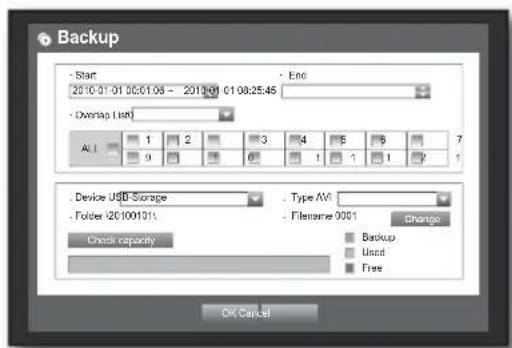 SAMSUNG SRD-870DC - Setting the Backup - 2