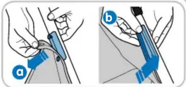 a b