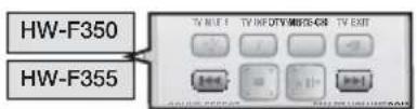 SAMSUNG HW-F350 - UTILISATION DE LA TÉLÉCOMMANDE - 2