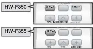 SAMSUNG HW-F350 - VERWENDEN DER FERNBEDIENUNG - 3
