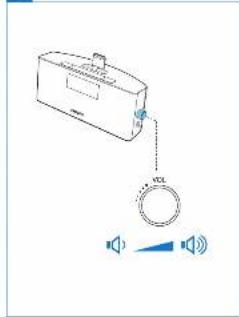 Diagram showing a device connected to a speaker with an 'FCL' label, indicating sound or audio signal interaction.