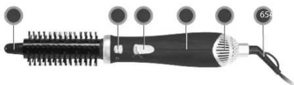 TRISTAR HD-2387 - BeSCHrelBunG Der BauteILle - 3