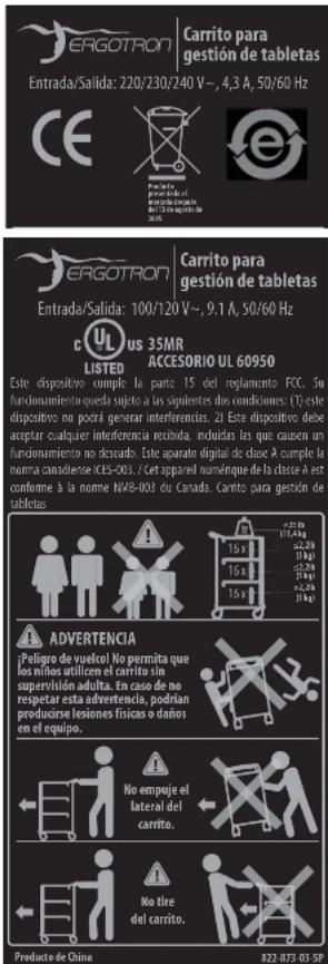 Ergotron 24-235-085 - Estacionamiento del carrito - 2