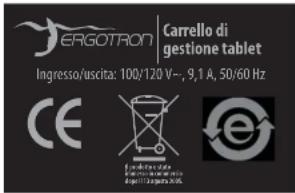 Ergotron Tablet Mangement Desktop Module for iPad - Parcheggio del carrello - 1