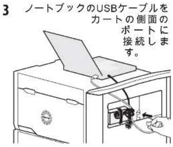 Ergotron Tablet Mangaement Cart - ノートブックをタブレットに同期 - 3