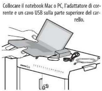 Ergotron Tablet Mangaement Cart - Sincronizzazione del notebook con i tablet - 1