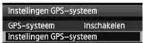 CANON GP-E1 - De cameratijd instellen via GPS - 3