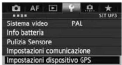 CANON GP-E1 - Impostazione dell'intervallo di posizionamento - 1