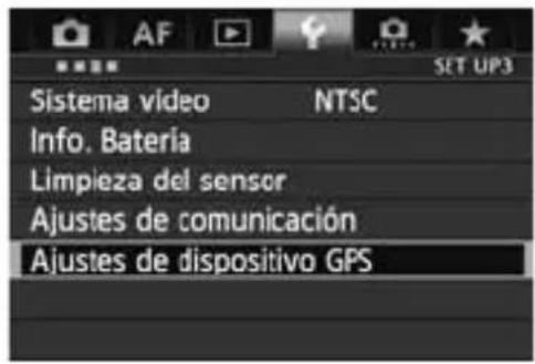 CANON GP-E1 - Adquisición de señales GPS - 1