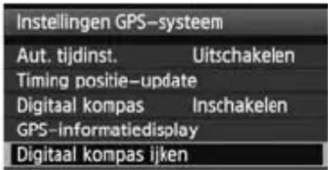 CANON GP-E1 - Het digitale kompas ijken - 6