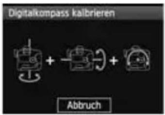 CANON GP-E1 - Kalibrieren des Digitalkompasses - 1