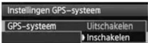 CANON GP-E1 - GPS-signalen ontvangen - 2