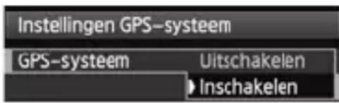 CANON GP-E1 - Selecteer [Instellingen GPS-systeem]. - 1