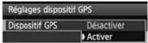 CANON GP-E1 - Acquisition des signaux GPS - 2