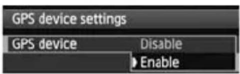 CANON GP-E1 - Calibrating the Digital Compass - 3